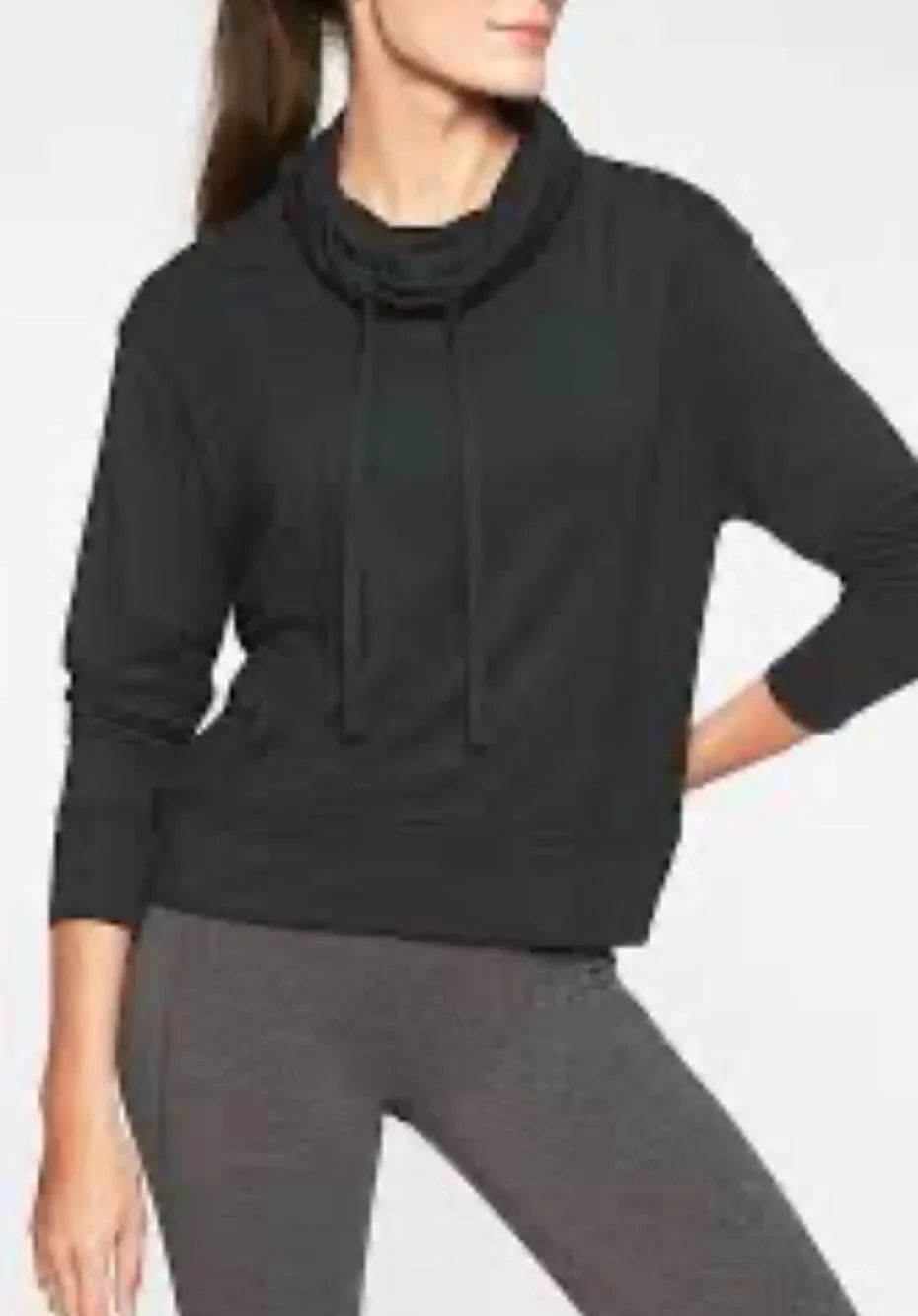Athleta Cropped Lightweight Hoodie